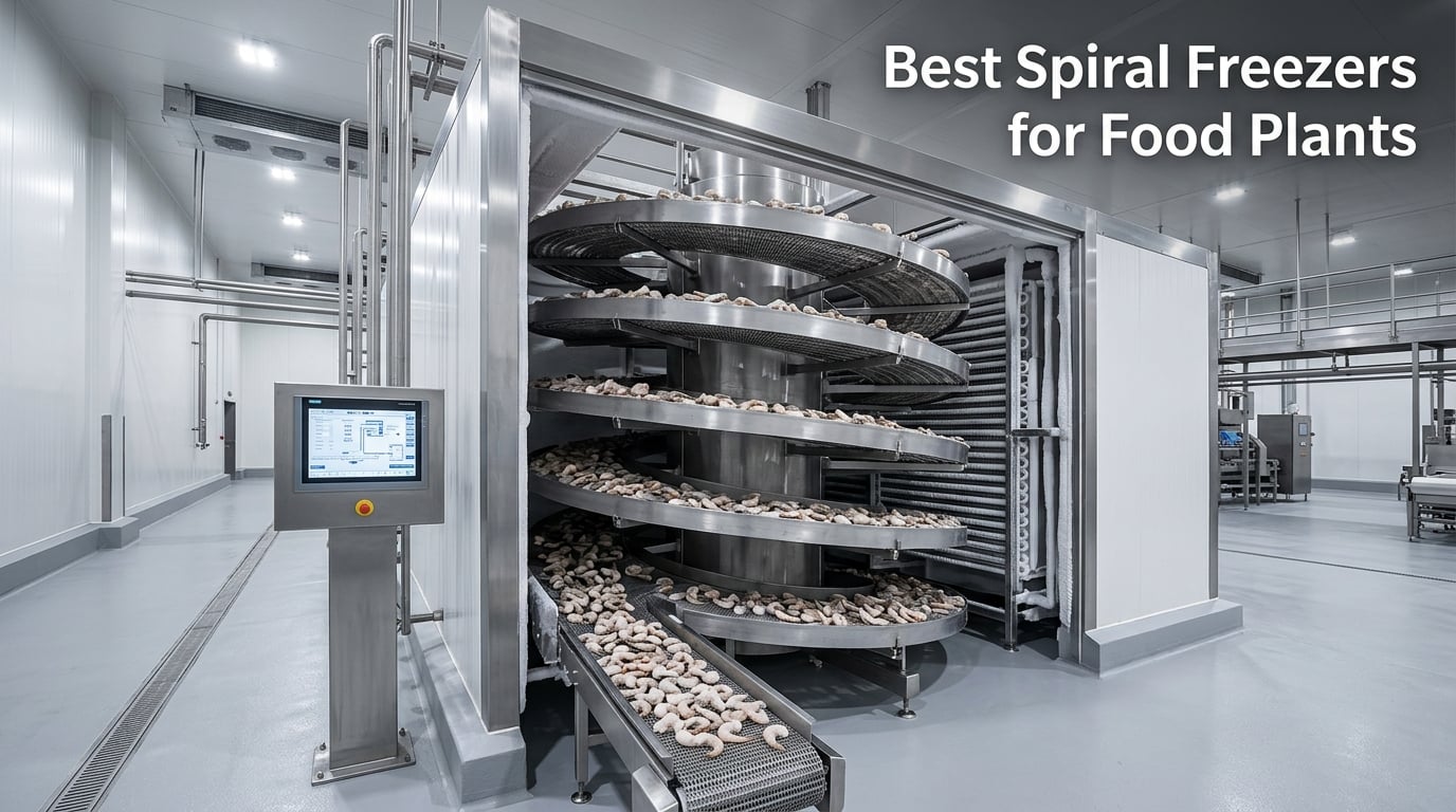 Best Spiral Freezers for Food Plants
