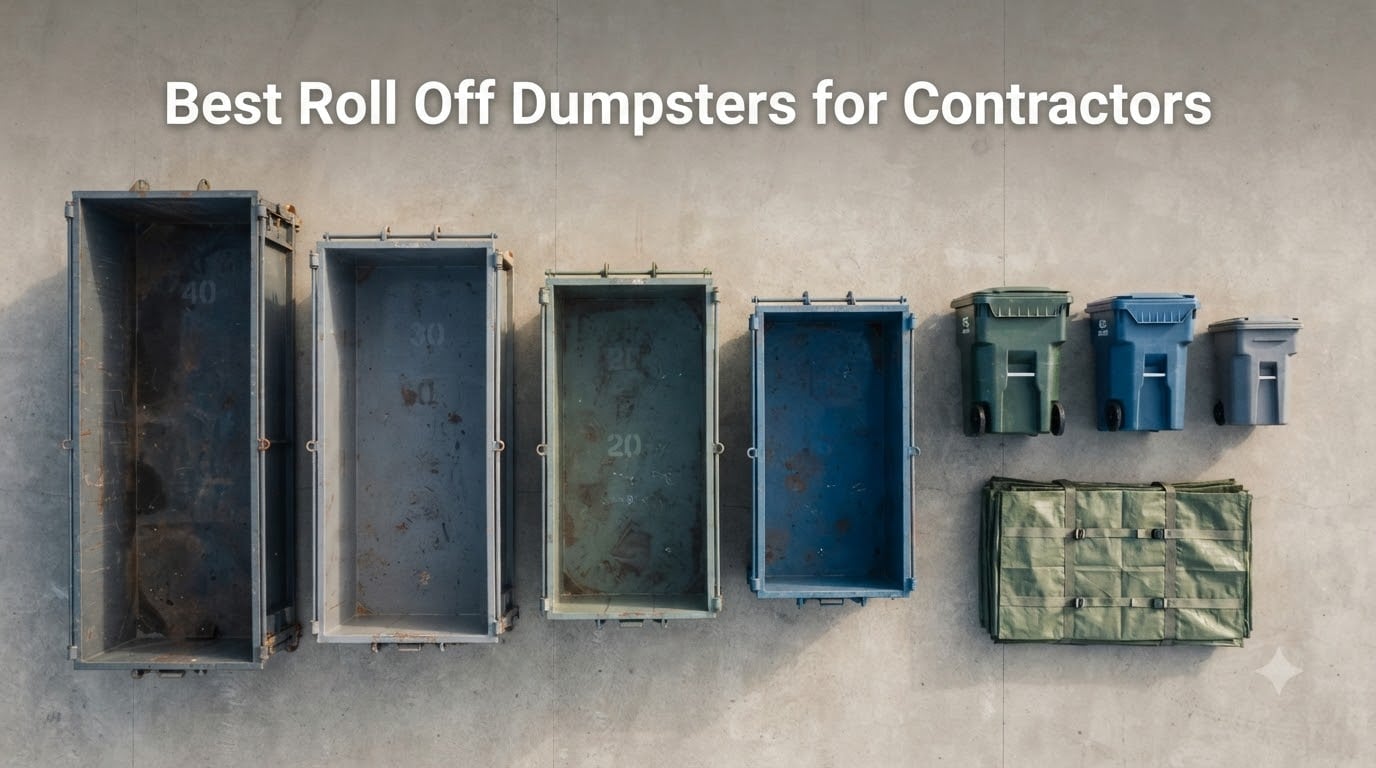 Best Roll Off Dumpsters for Contractors