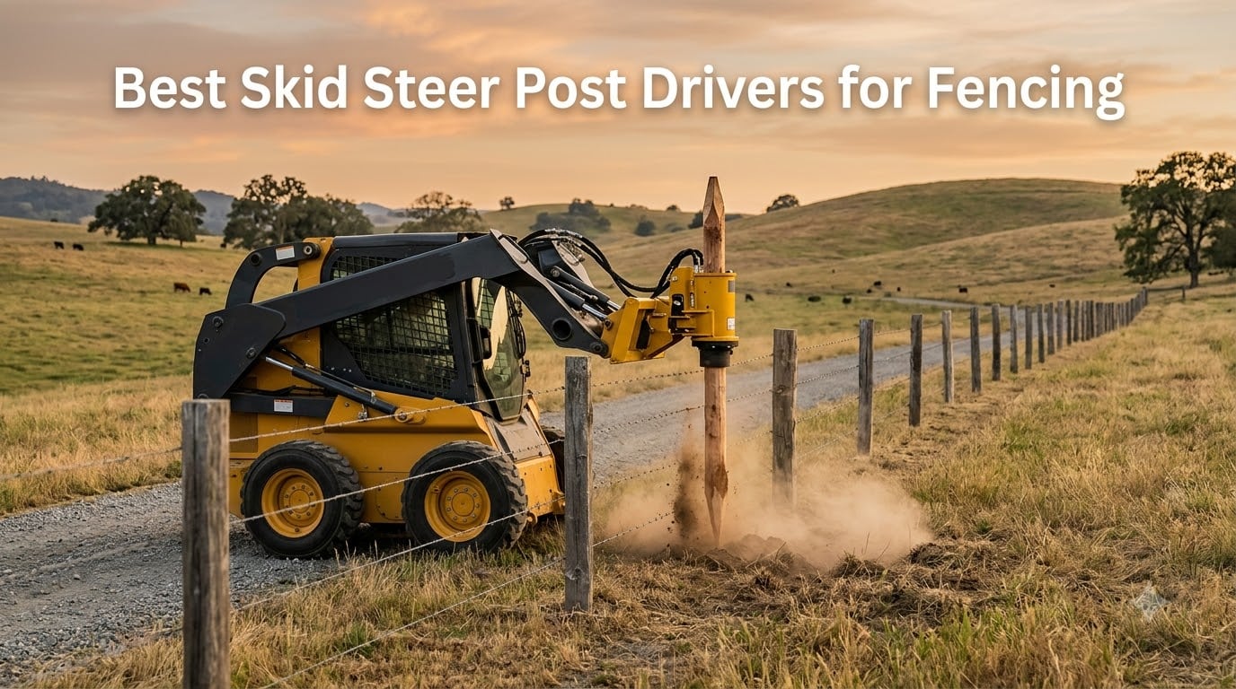 Best Skid Steer Post Drivers for Fencing