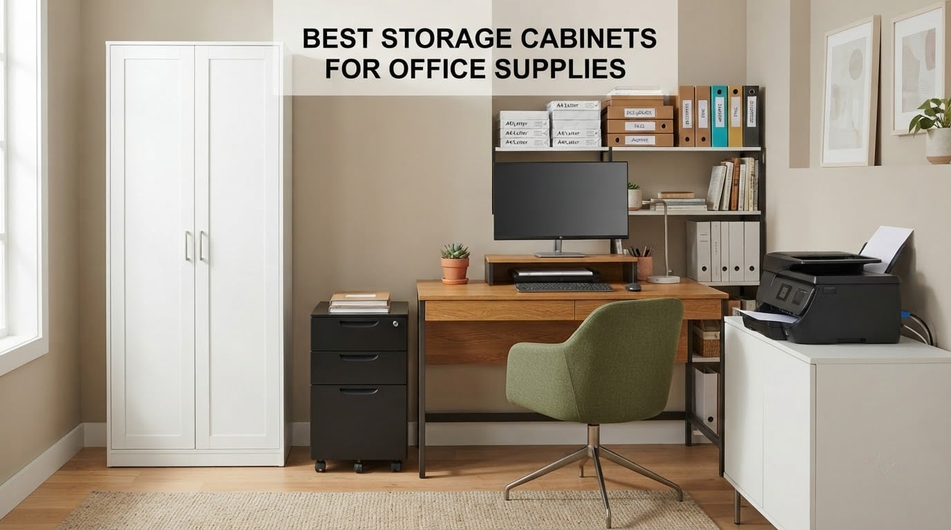 best storage cabinets for office supplies