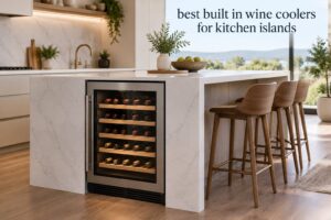 best built in wine coolers for kitchen islands