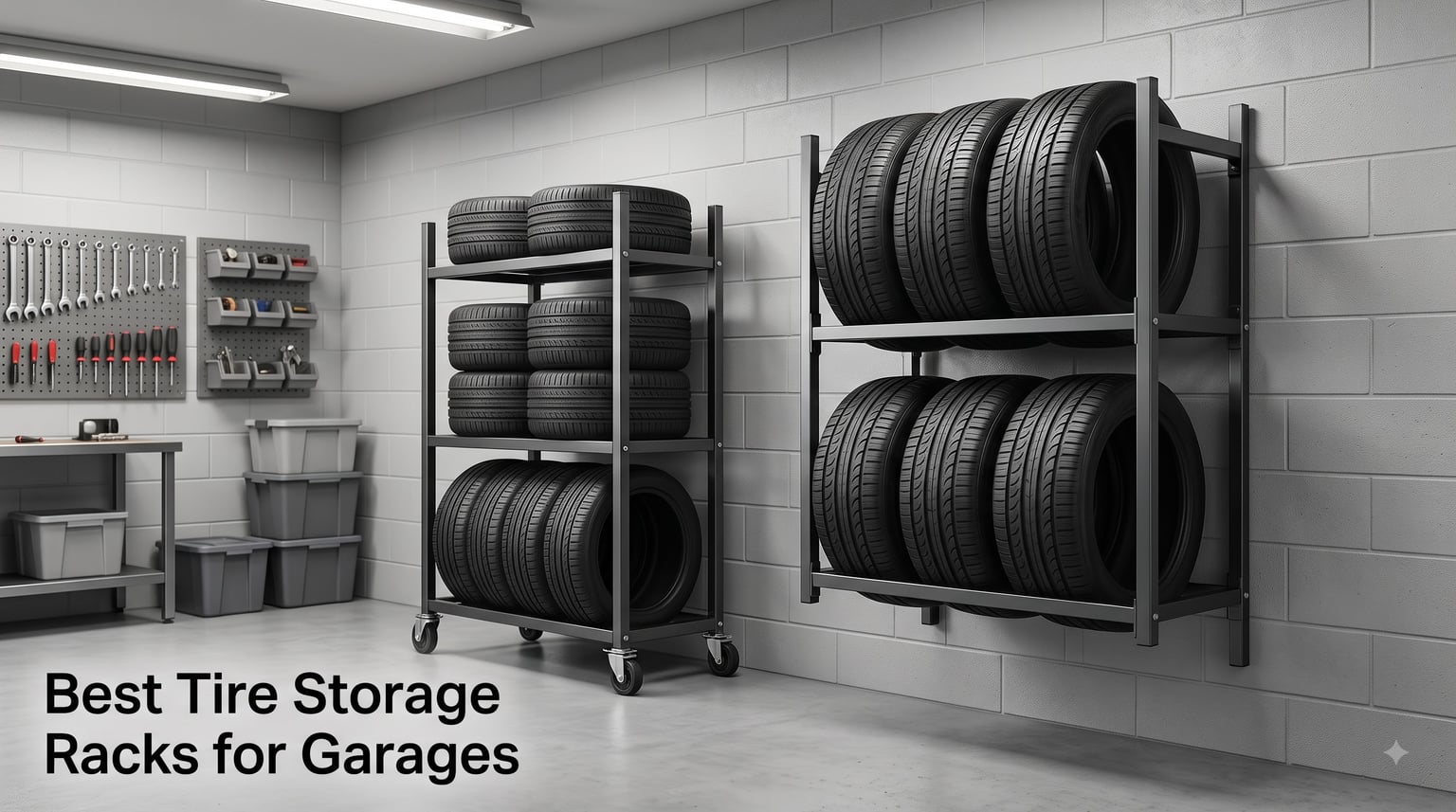 Best Tire Storage Racks for Garages