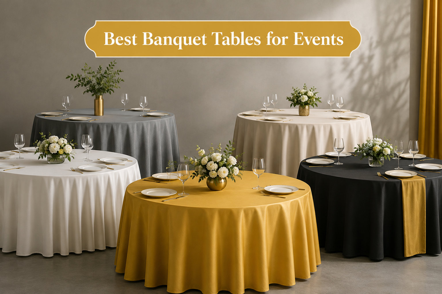 Best Banquet Tables for Events
