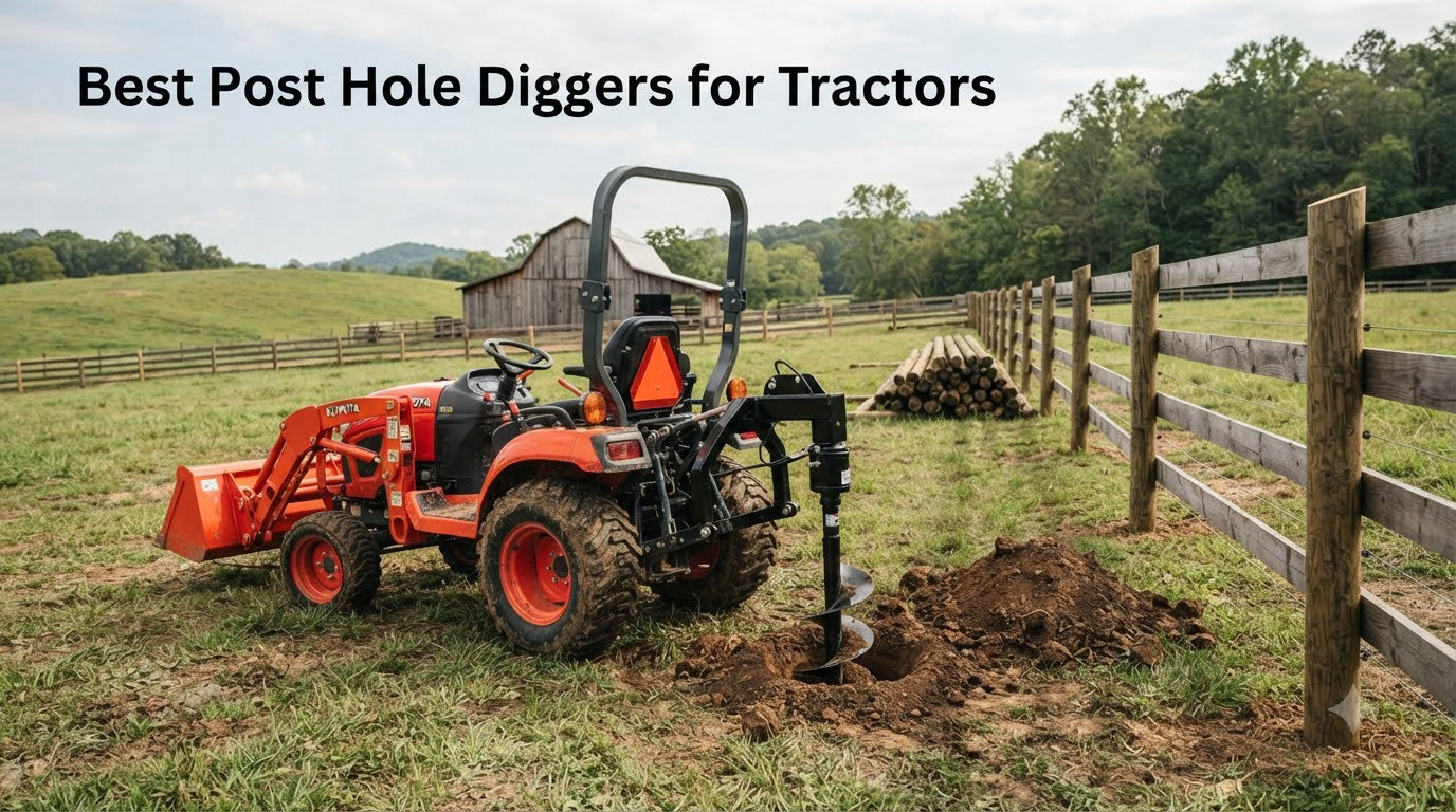 Best Post Hole Diggers for Tractors