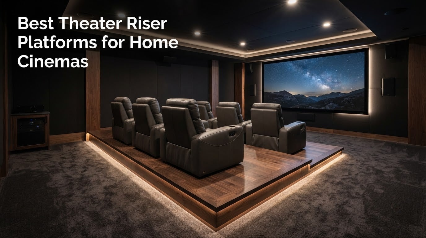 Best Theater Riser Platforms for Home Cinemas