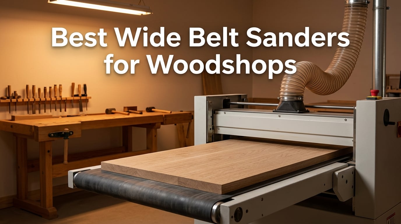 Best Wide Belt Sanders for Woodshops