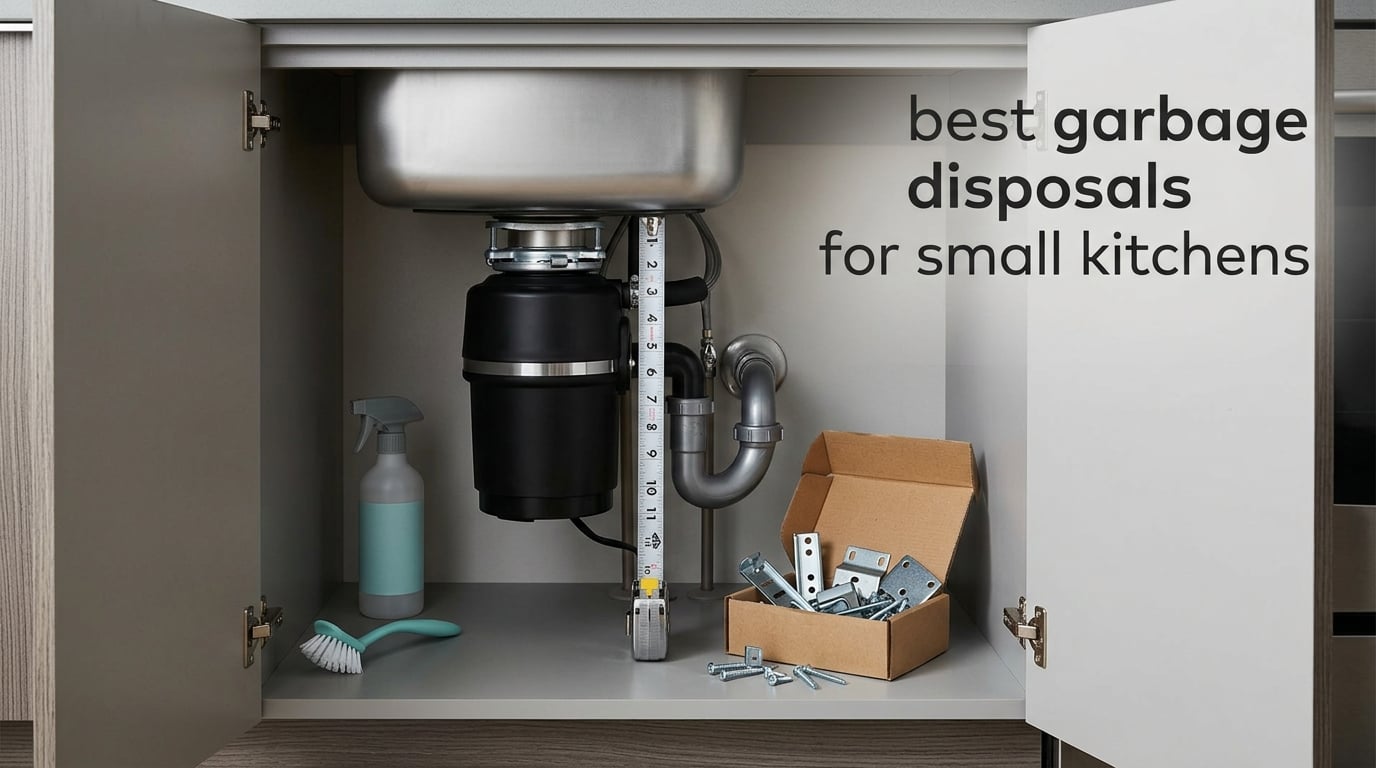 best garbage disposals for small kitchens