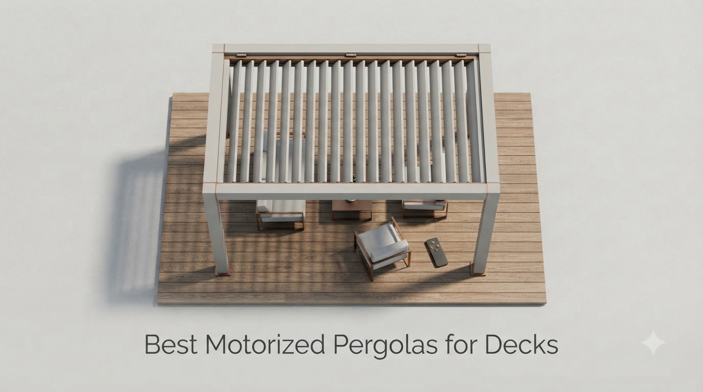 Best Motorized Pergolas for Decks