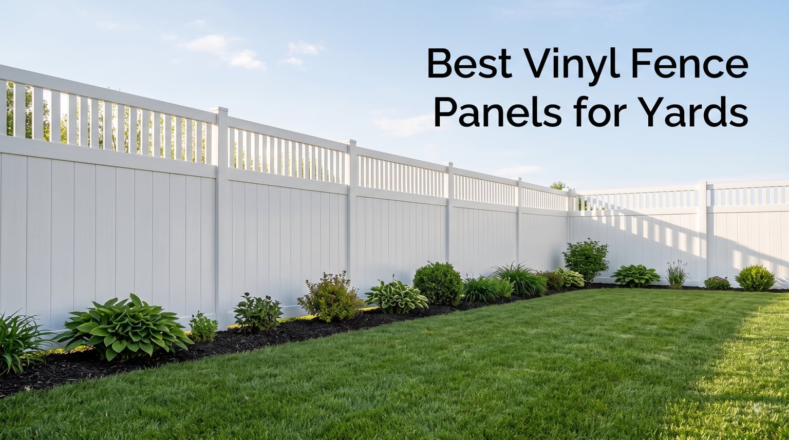 Best Vinyl Fence Panels for Yards