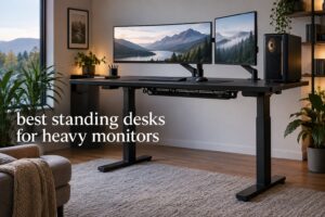 best standing desks for heavy monitors