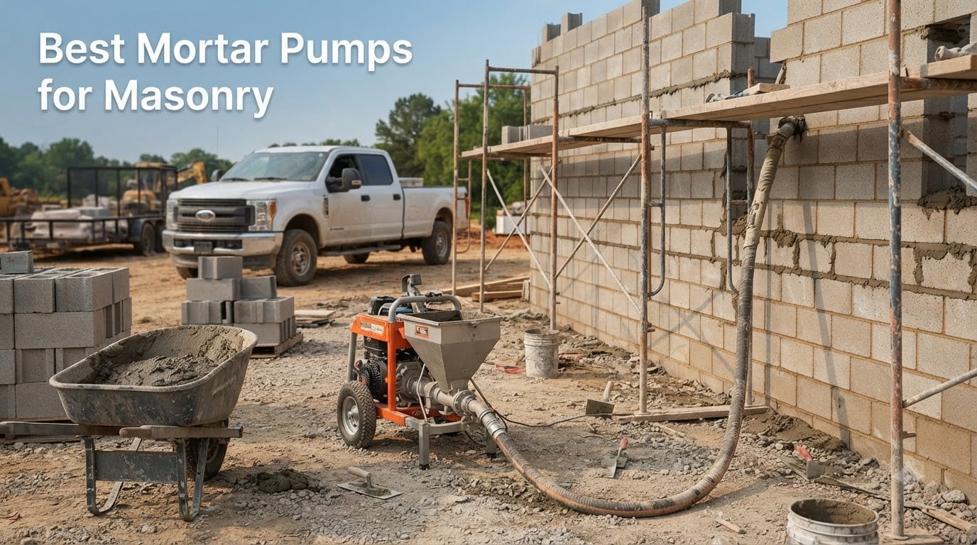Best Mortar Pumps for Masonry