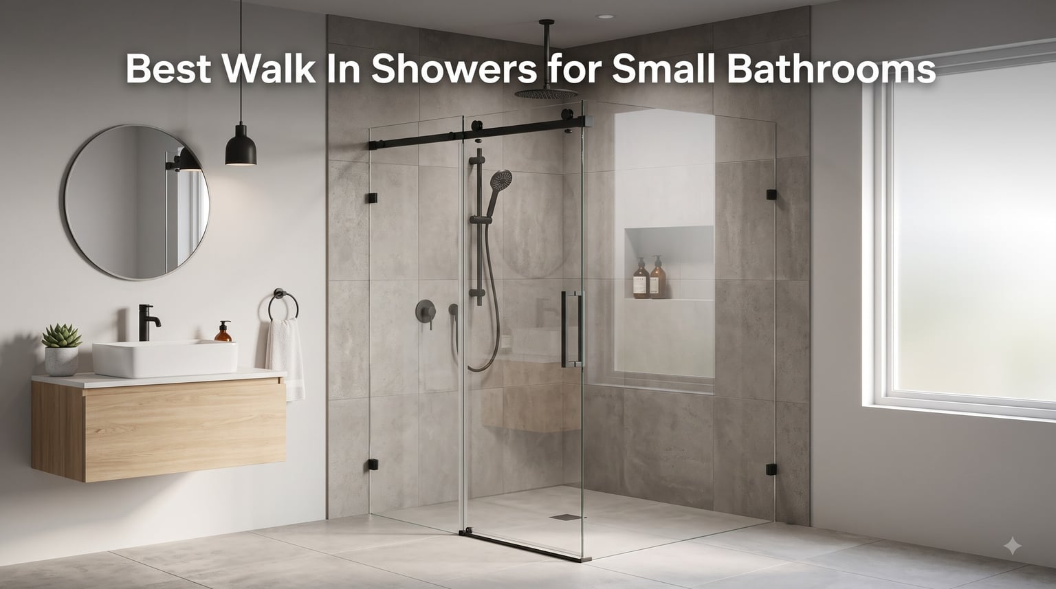 Best Walk In Showers for Small Bathrooms