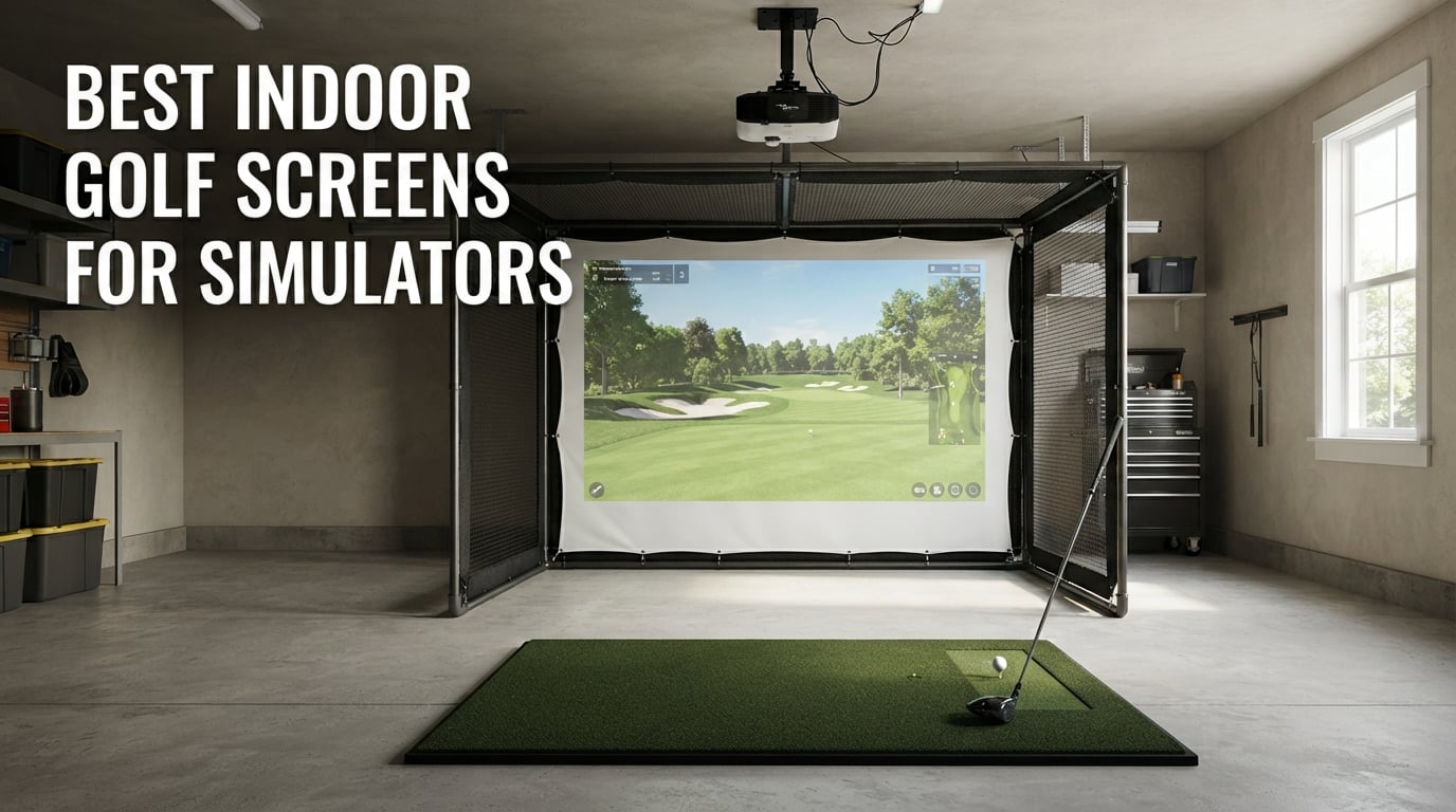 Best Indoor Golf Screens for Simulators