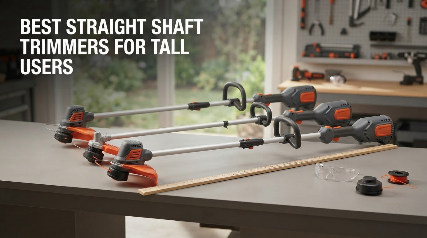 best straight shaft trimmers for tall users
