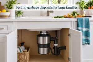 best 1 hp garbage disposals for large families