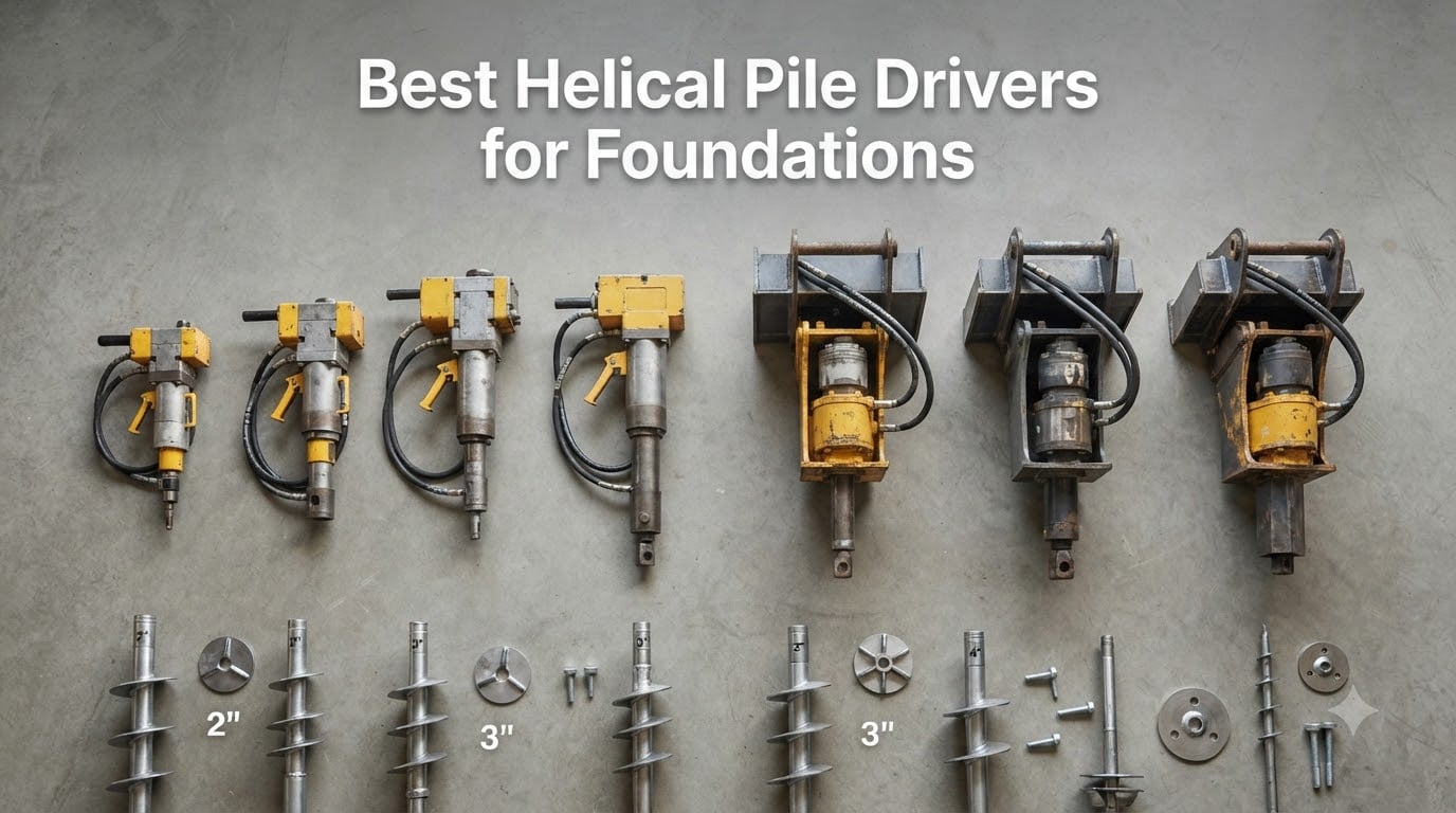 Best Helical Pile Drivers for Foundations