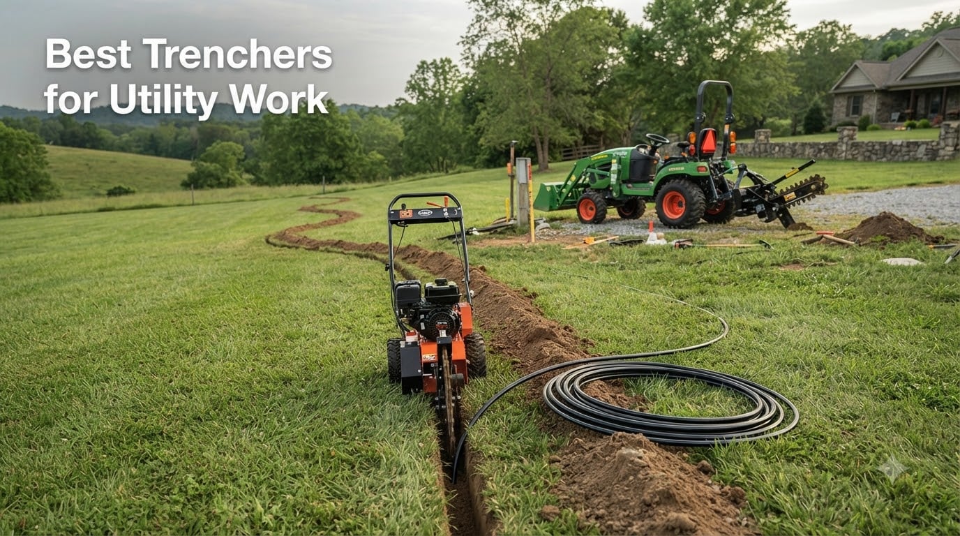 Best Trenchers for Utility Work