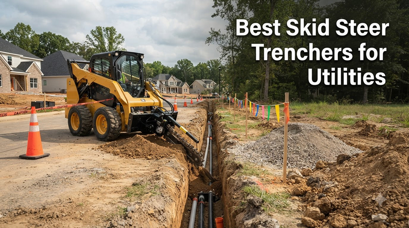 Best Skid Steer Trenchers for Utilities
