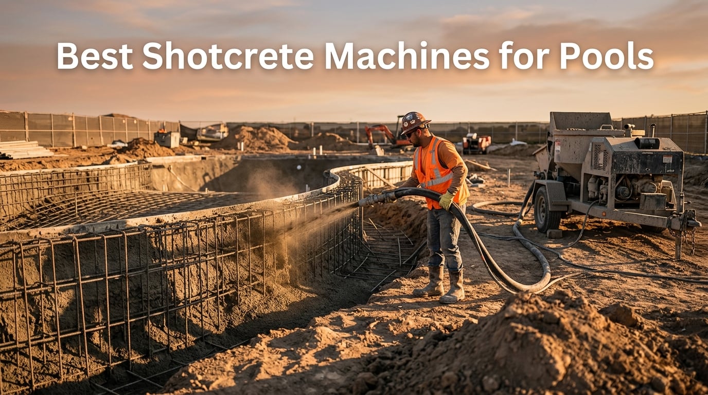 Best Shotcrete Machines for Pools
