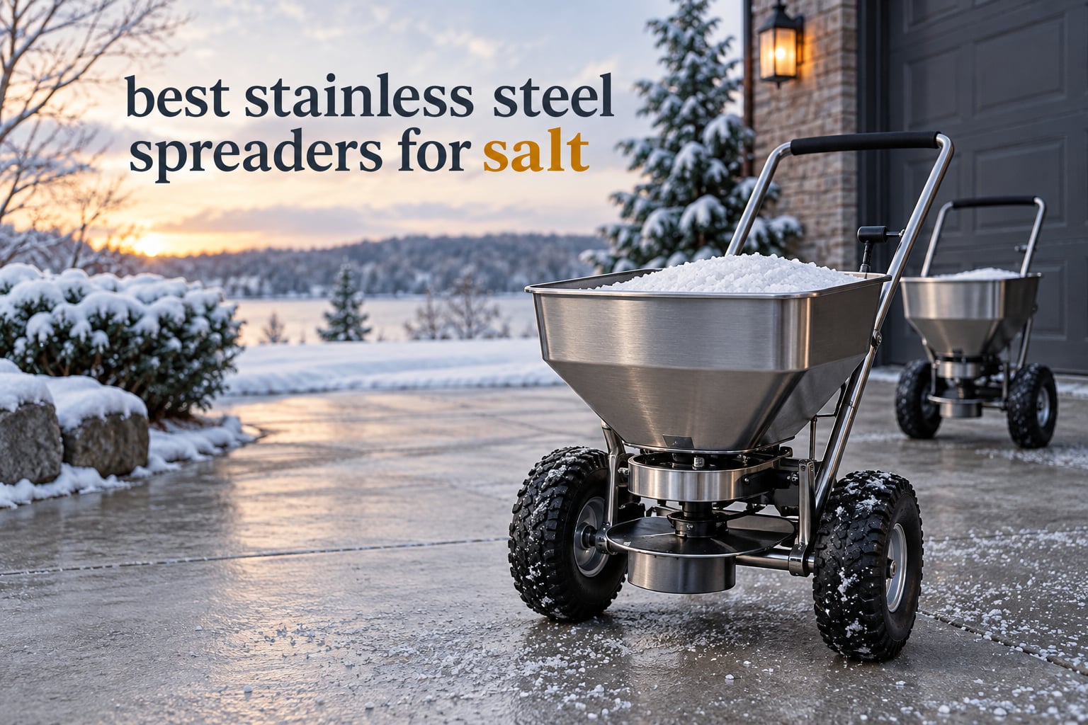 best stainless steel spreaders for salt