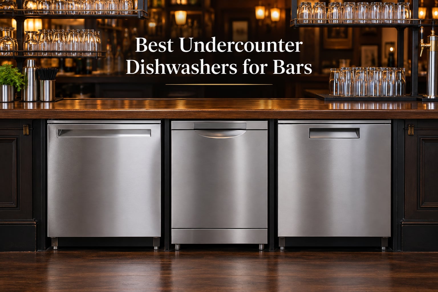 Best Undercounter Dishwashers for Bars