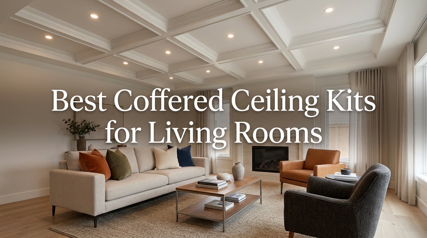 Best Coffered Ceiling Kits for Living Rooms