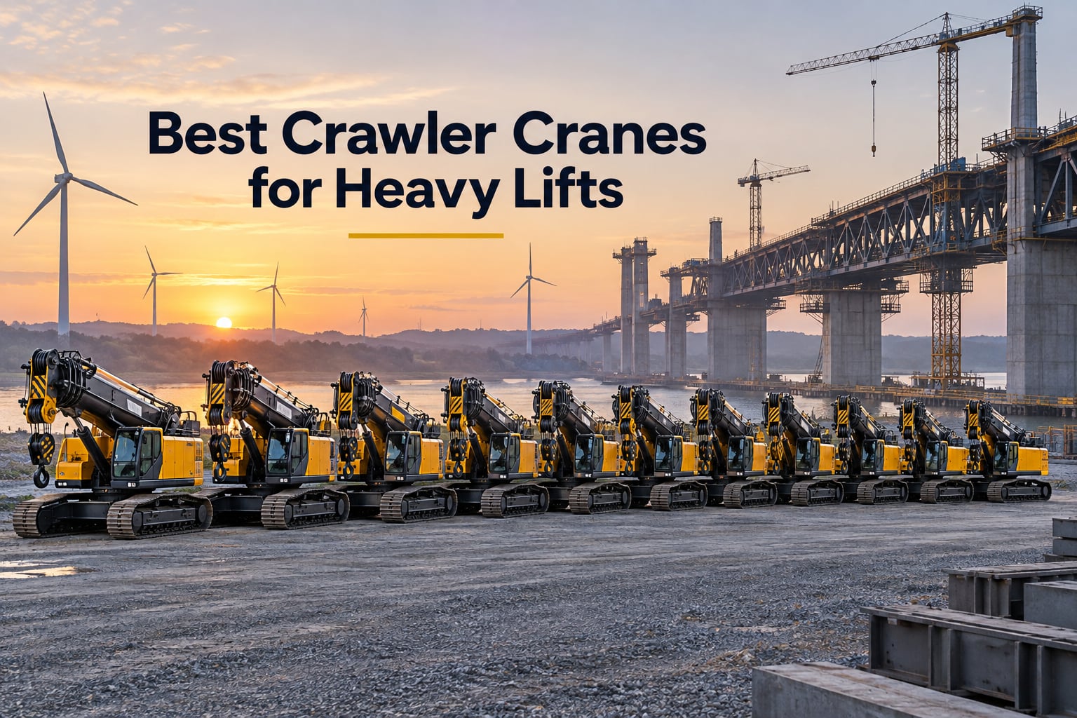 Best Crawler Cranes for Heavy Lifts