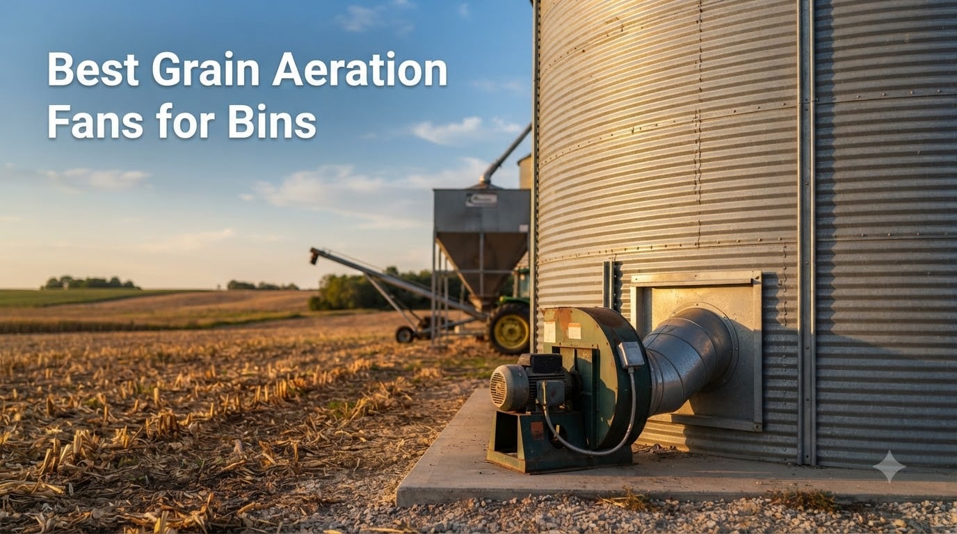Best Grain Aeration Fans for Bins