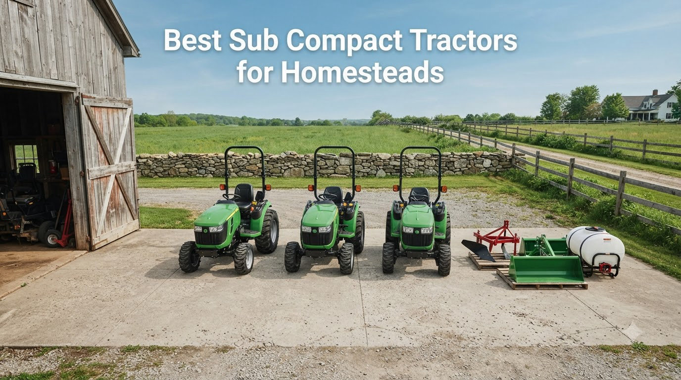 Best Sub Compact Tractors for Homesteads