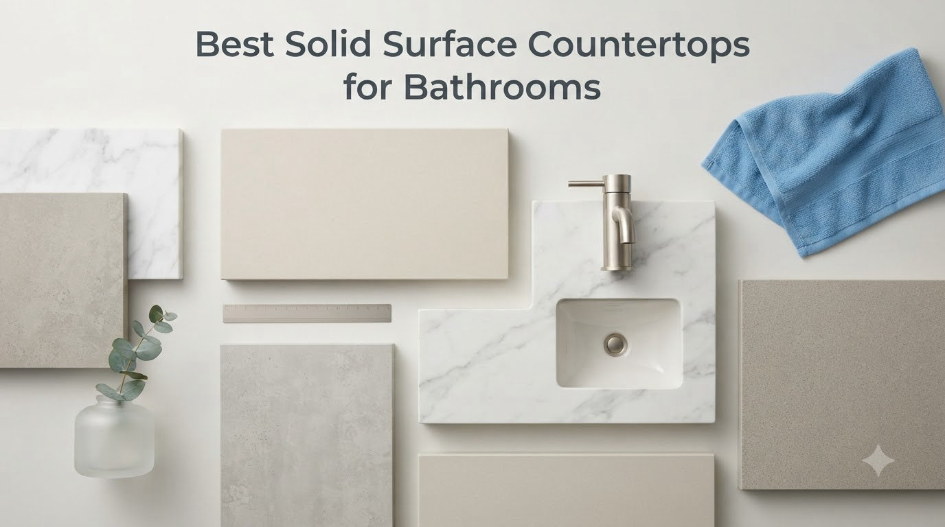 Best Solid Surface Countertops for Bathrooms