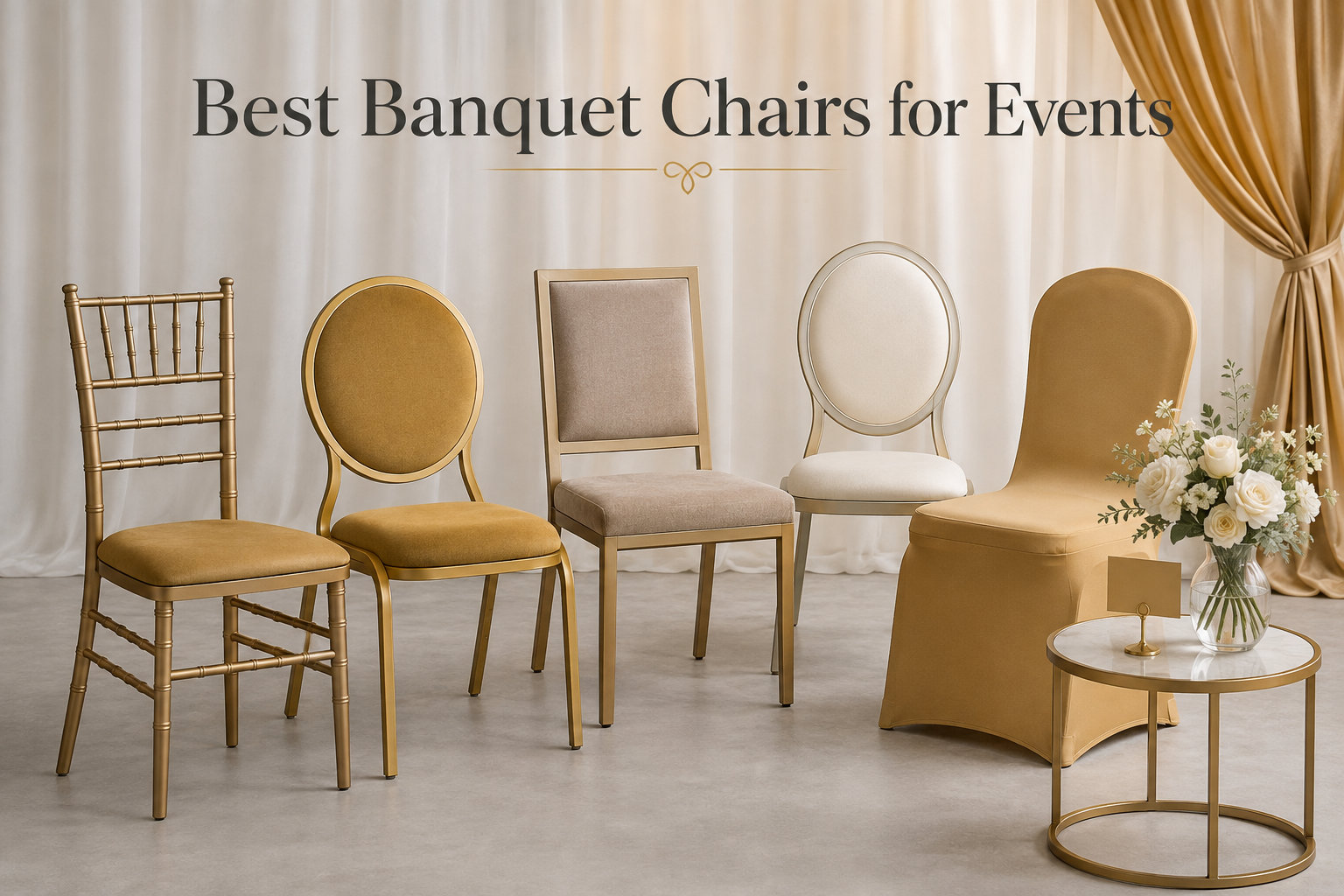Best Banquet Chairs for Events