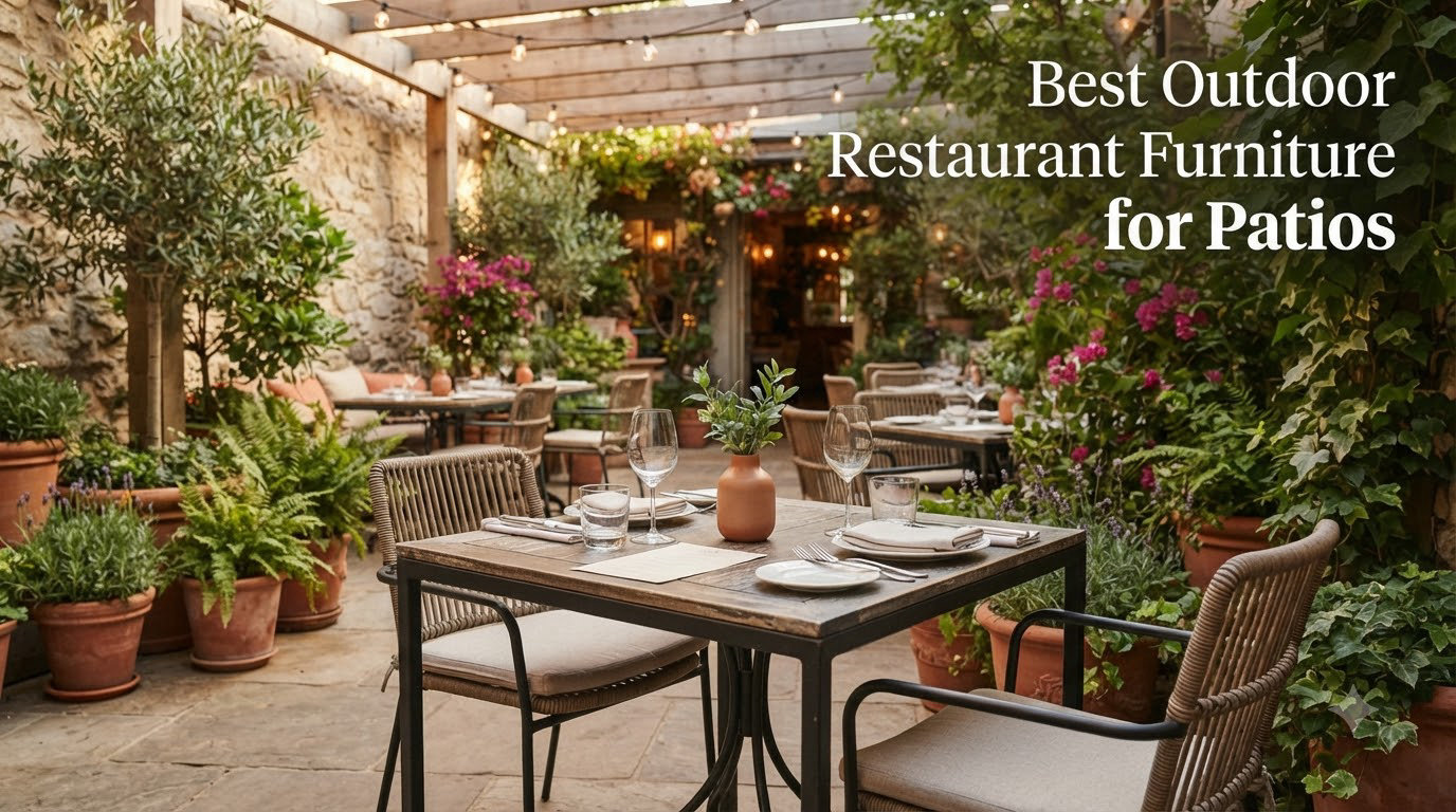 Best Outdoor Restaurant Furniture for Patios