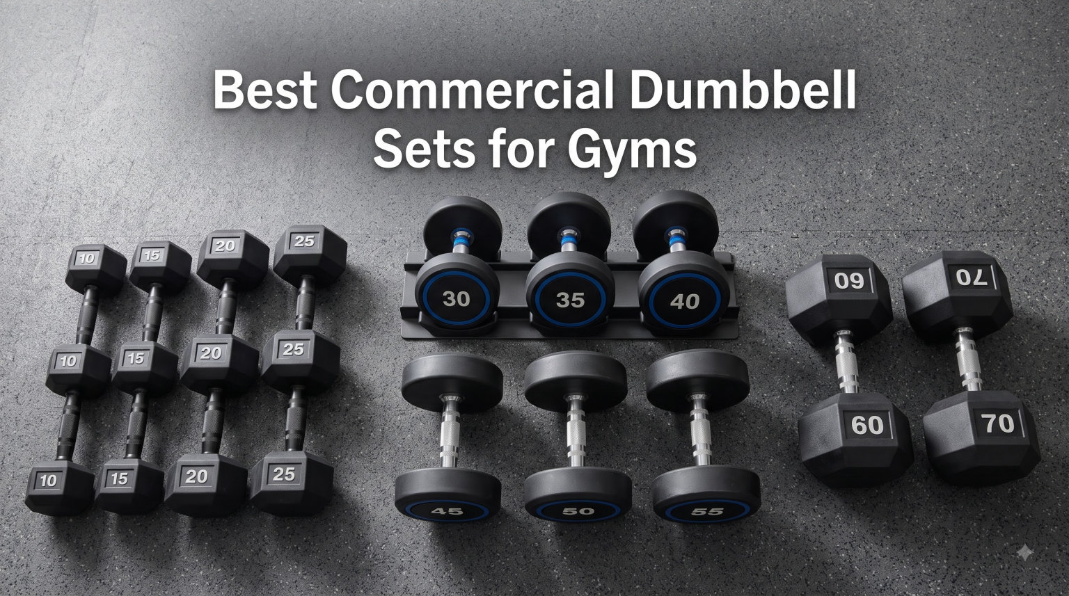 Best Commercial Dumbbell Sets for Gyms