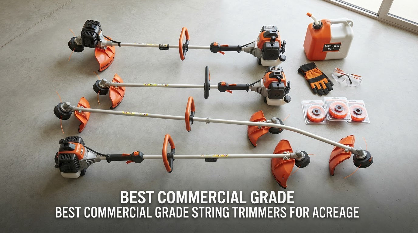 best commercial grade string trimmers for acreage