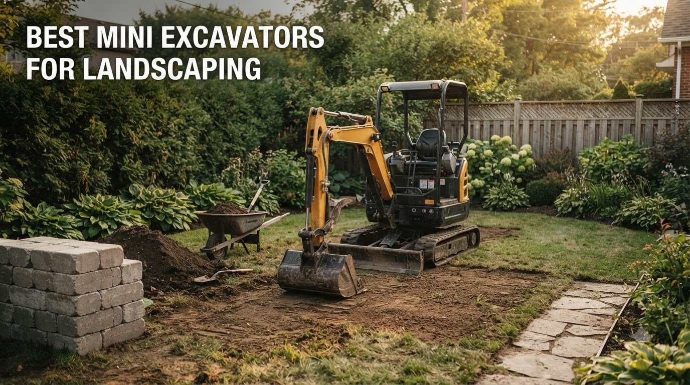 Best Mini Excavators for Landscaping