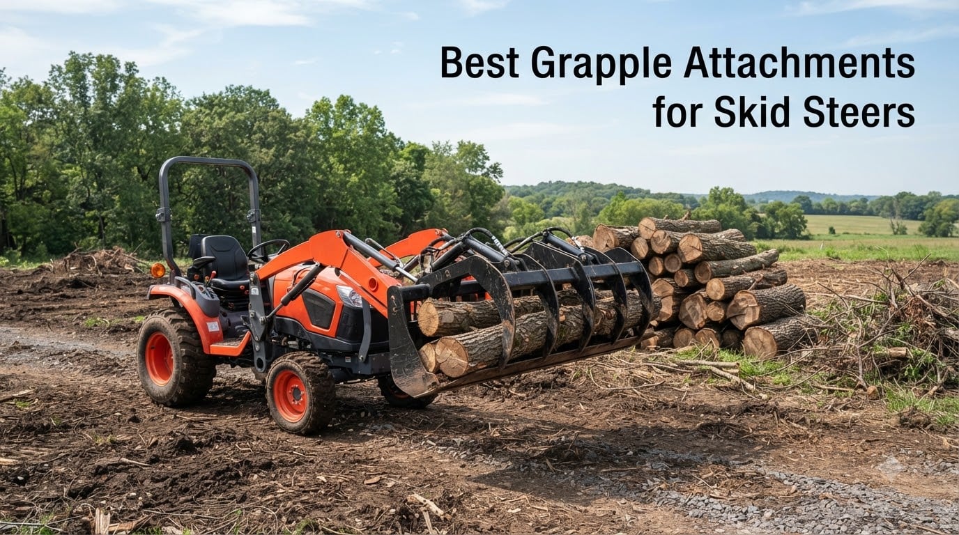 Best Grapple Attachments for Skid Steers