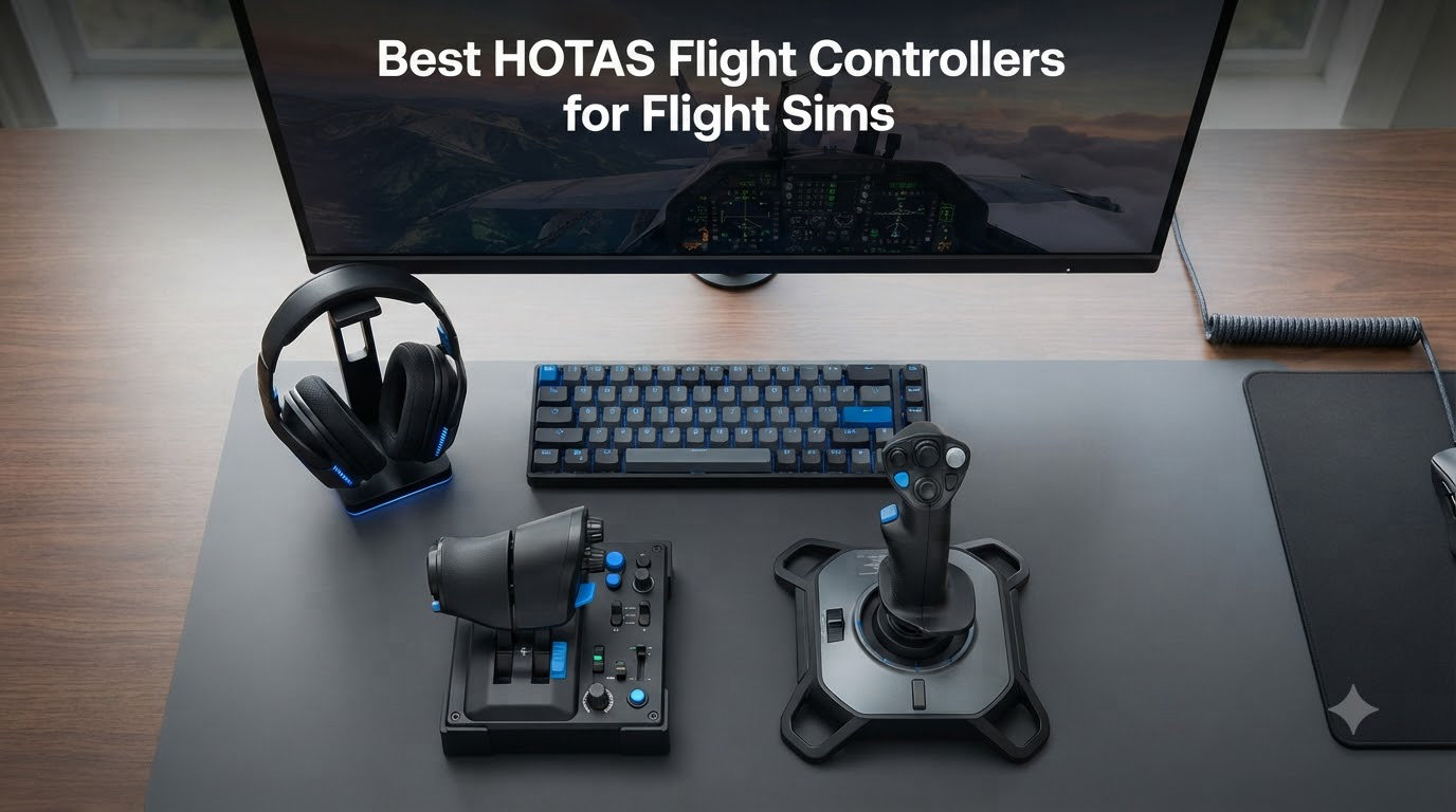 Best HOTAS Flight Controllers for Flight Sims