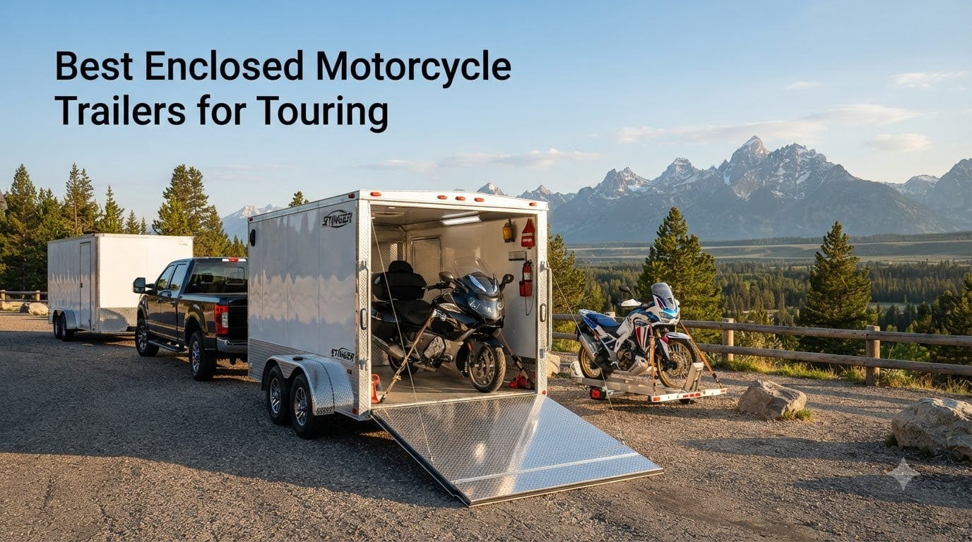Best Enclosed Motorcycle Trailers for Touring