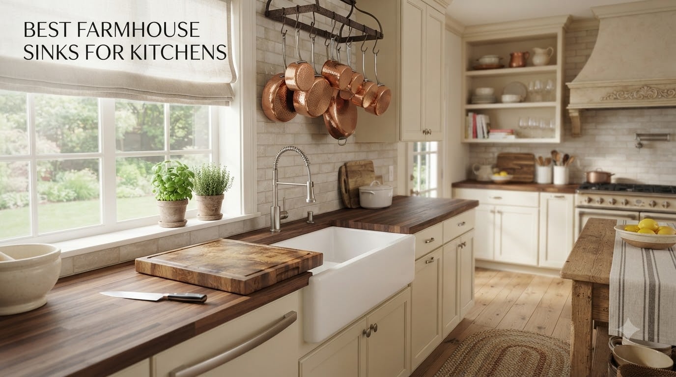 Best Farmhouse Sinks for Kitchens
