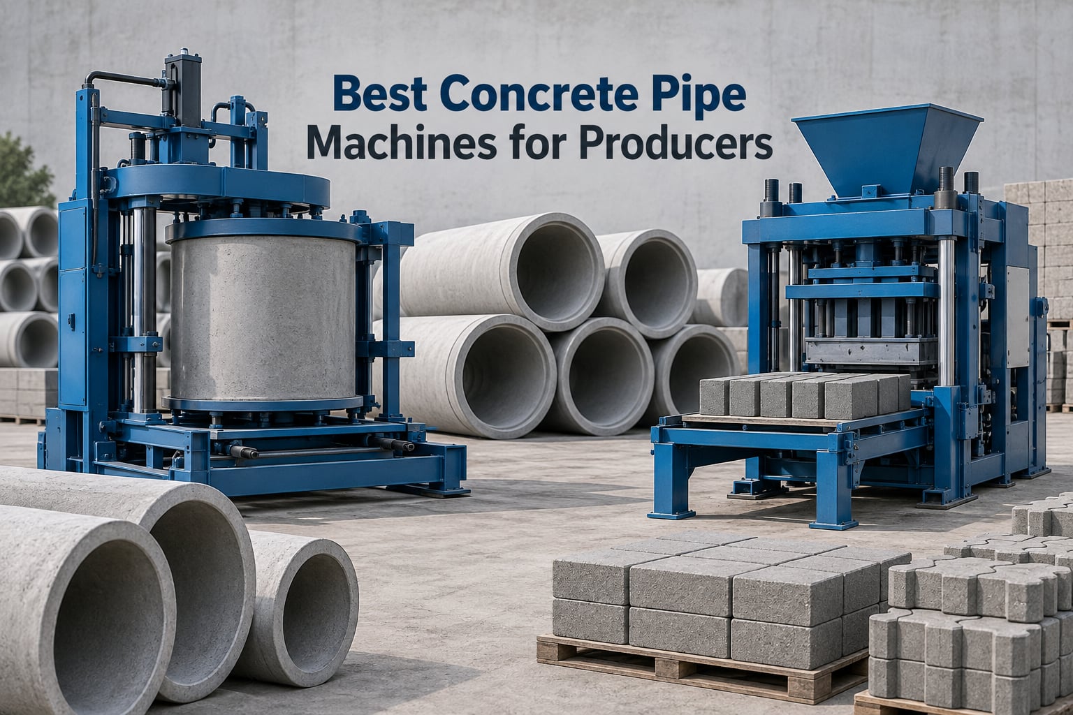 Best Concrete Pipe Machines for Producers