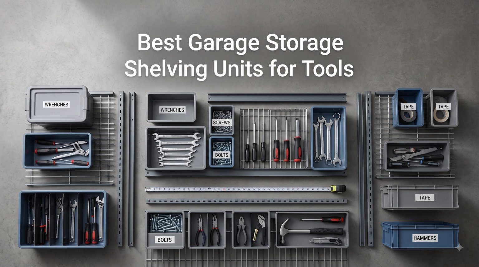 Best Garage Storage Shelving Units for Tools