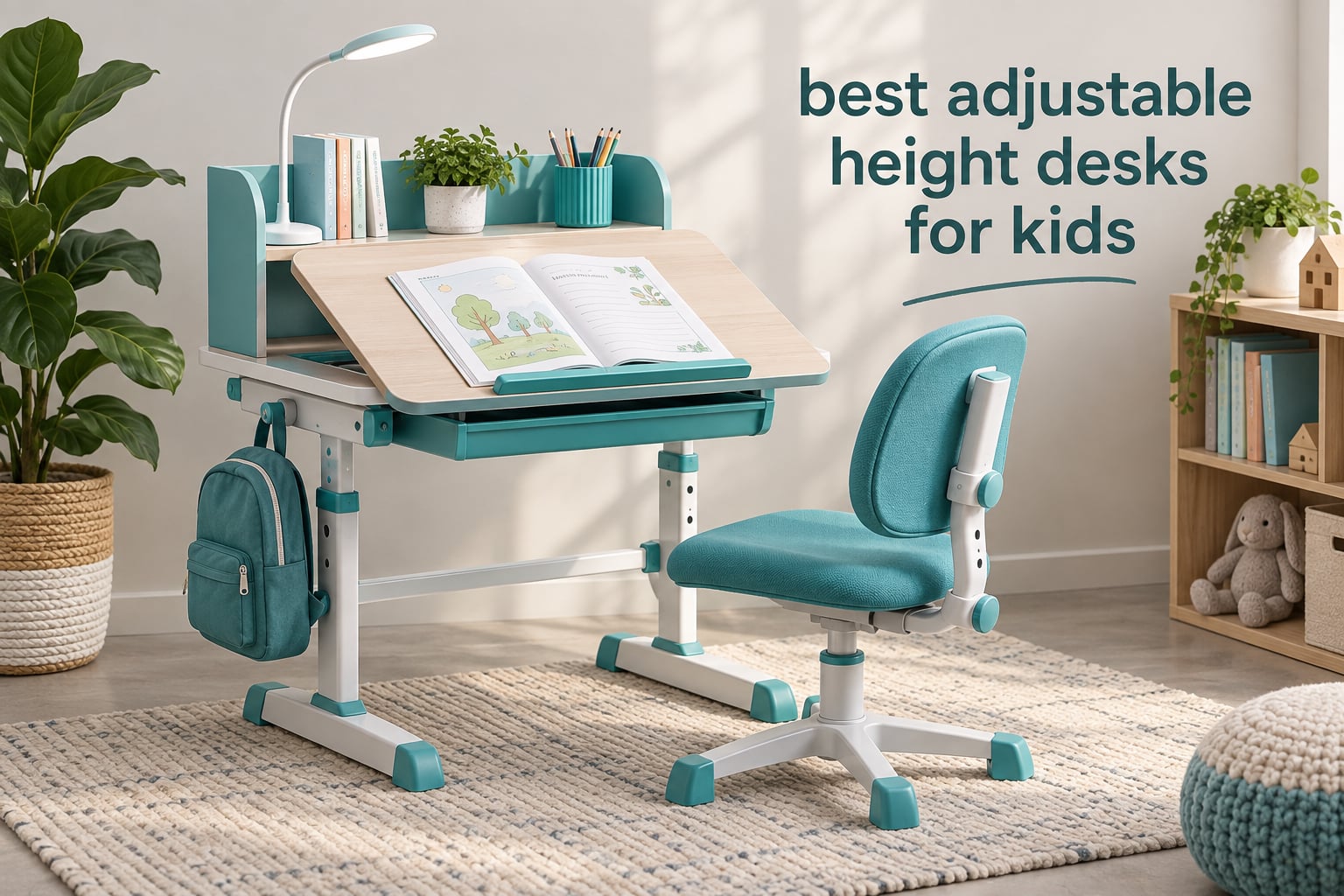 best adjustable height desks for kids