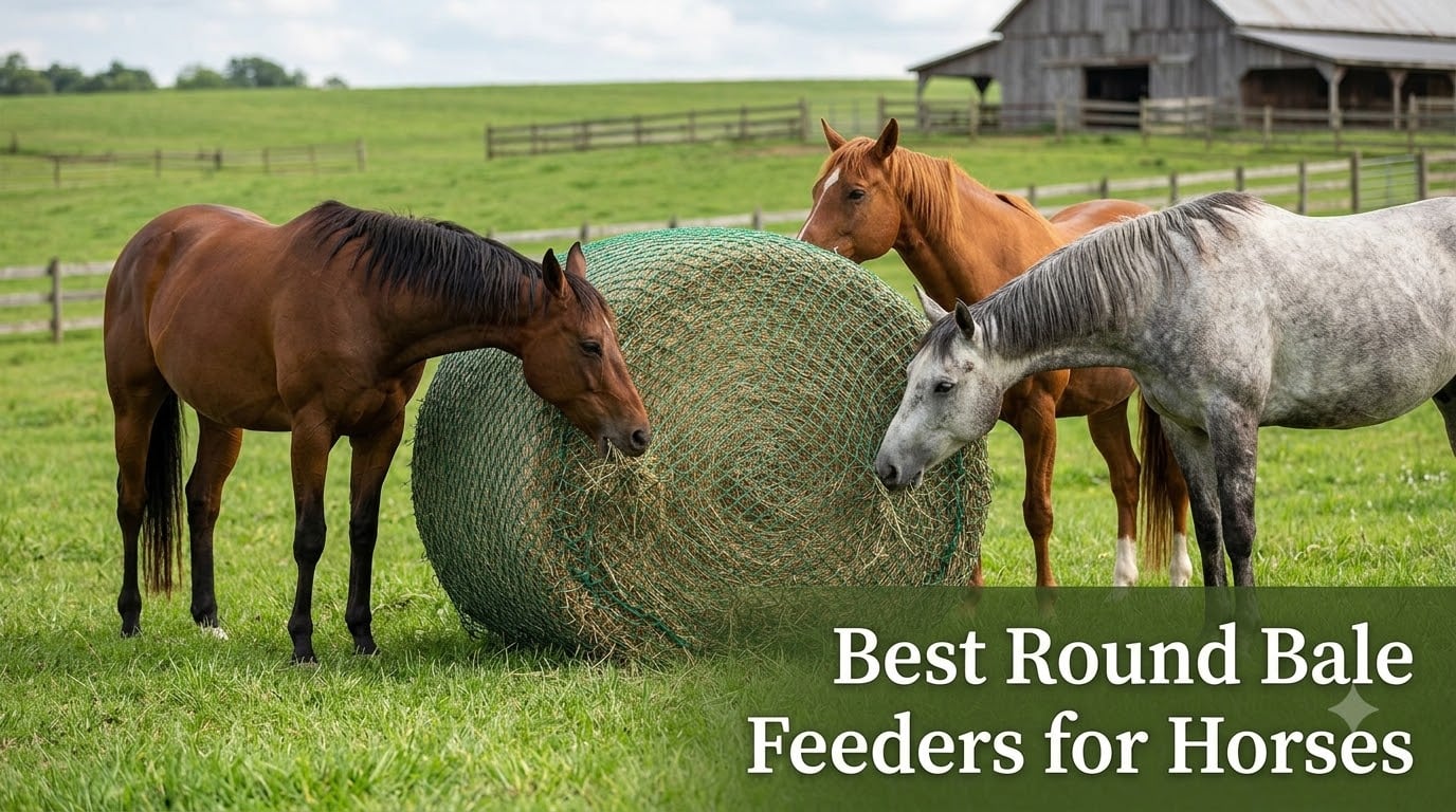 Best Round Bale Feeders for Horses
