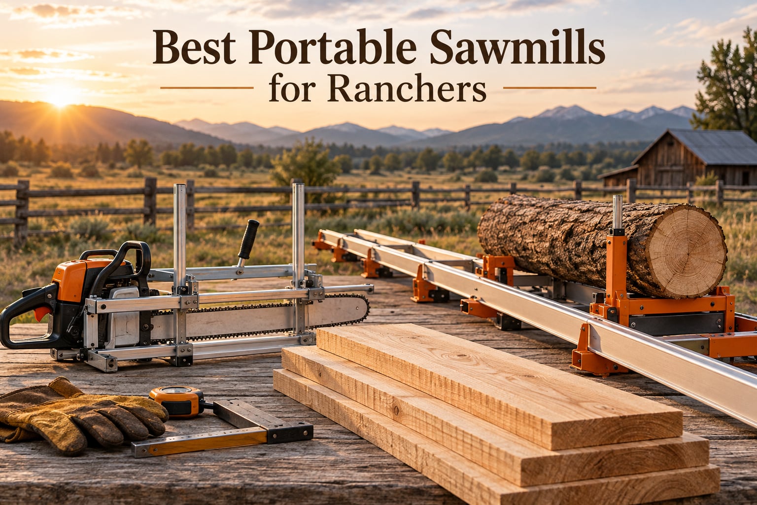 Best Portable Sawmills for Ranchers
