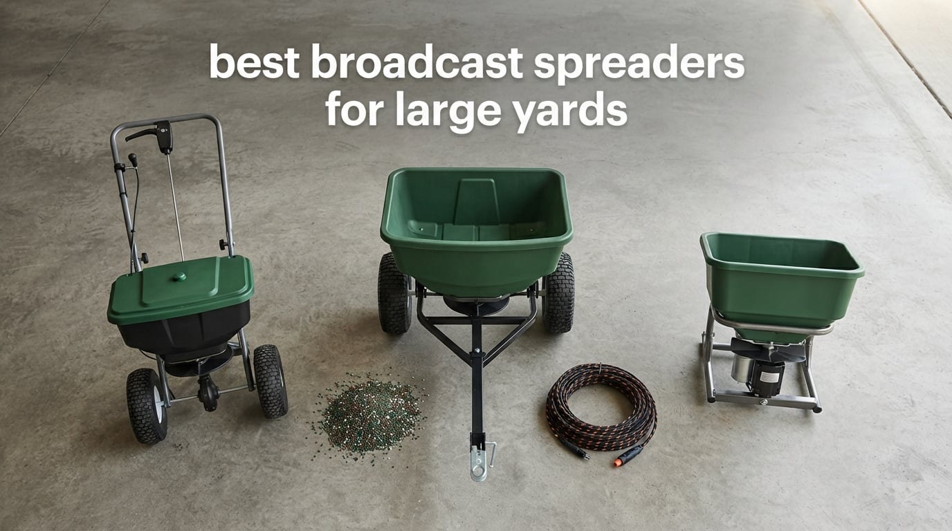 best broadcast spreaders for large yards