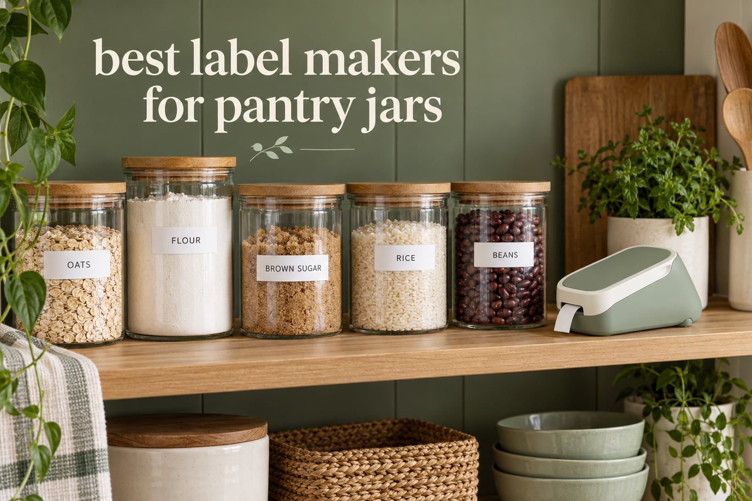 best label makers for pantry jars