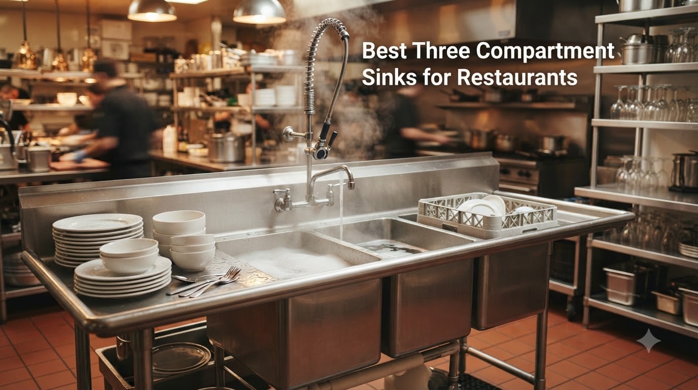 Best Three Compartment Sinks for Restaurants