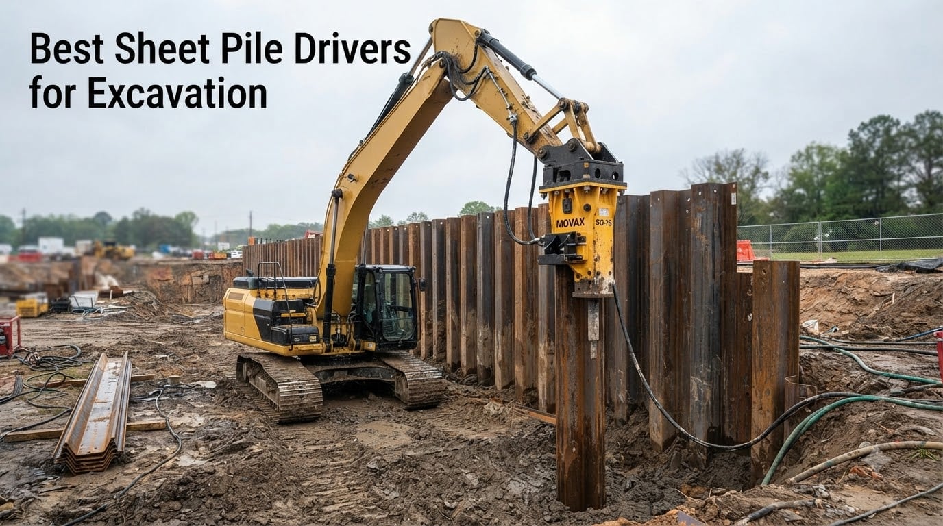 Best Sheet Pile Drivers for Excavation