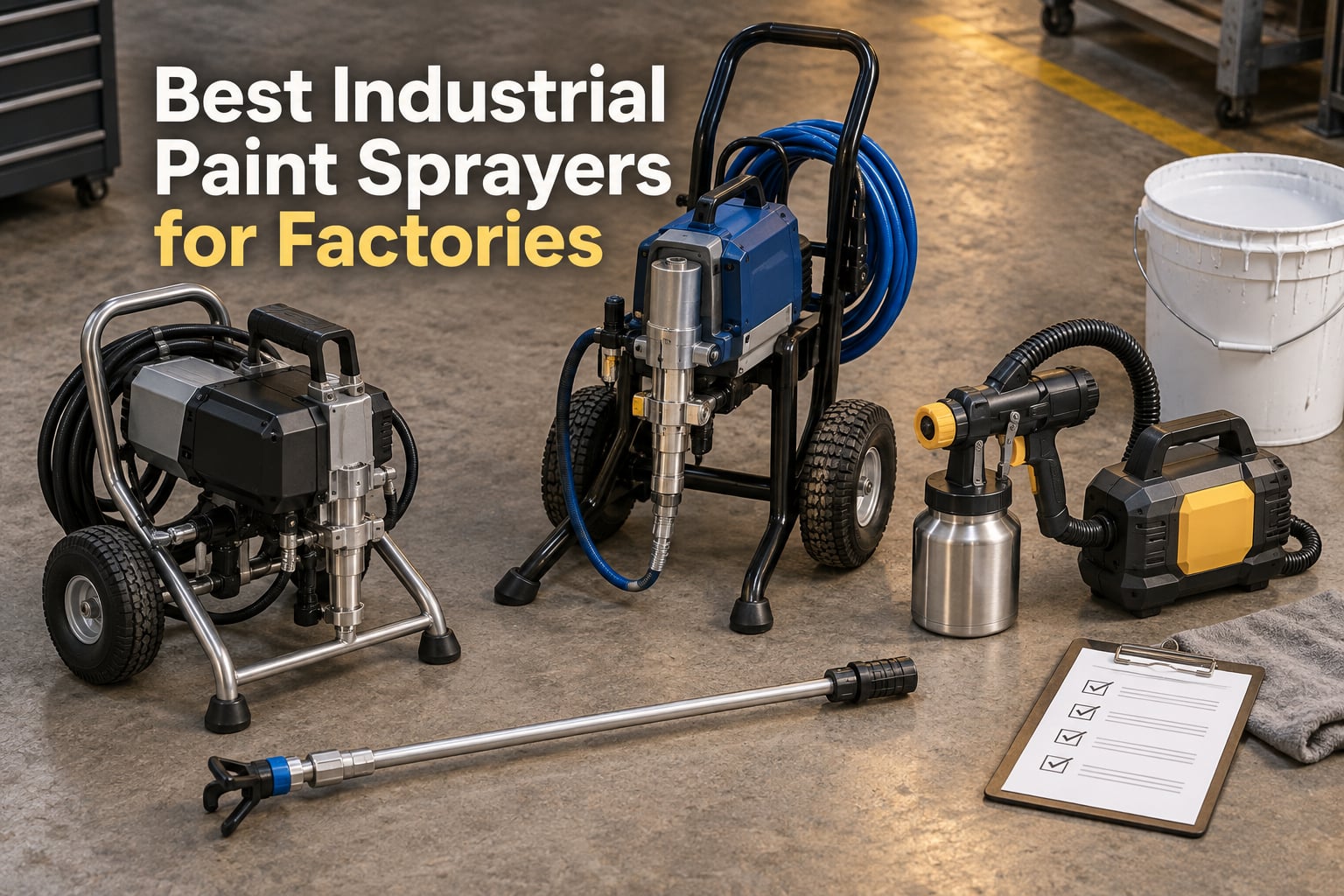 Best Industrial Paint Sprayers for Factories