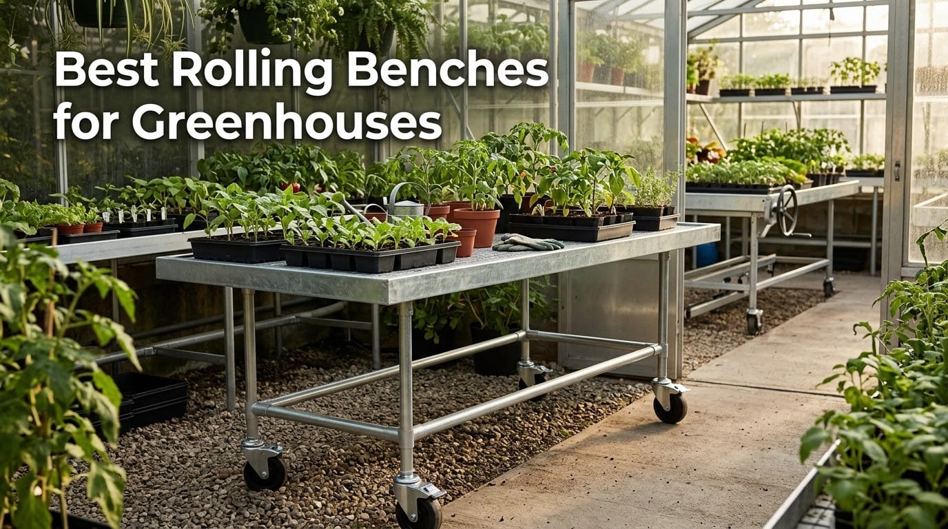 Best Rolling Benches for Greenhouses
